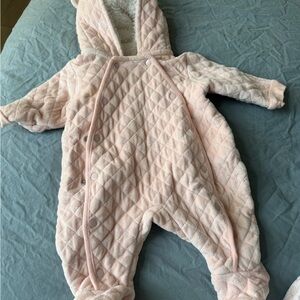Nordstrom Pink Quilted Newborn Outfit